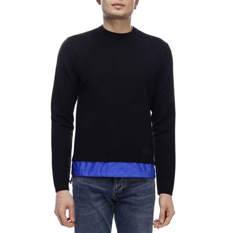 prada pullover herren schwarz|Knitwear Herren: Polo, Strickjacken und .